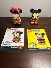 LEFO Minnie and Mickey Mouse Brickheadz *100% COMPLETE*