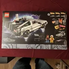 LEGO Back to the Future Time Machine 10300 DeLorean Car 1872 Pcs New Sealed #665