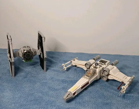 Star Wars Lego Sets Bundle With Imperial Tie Fighter And X-Wing Starfighter Sets