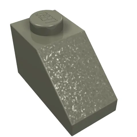 LEGO Part 3040b - Dark Gray Brick Sloped 45° 2 x 1 with Bottom Pin