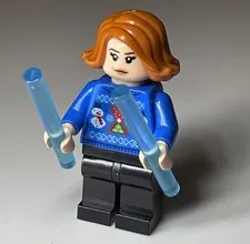 LEGO  Minifigure sh0907 Black Widow - Holiday Sweater