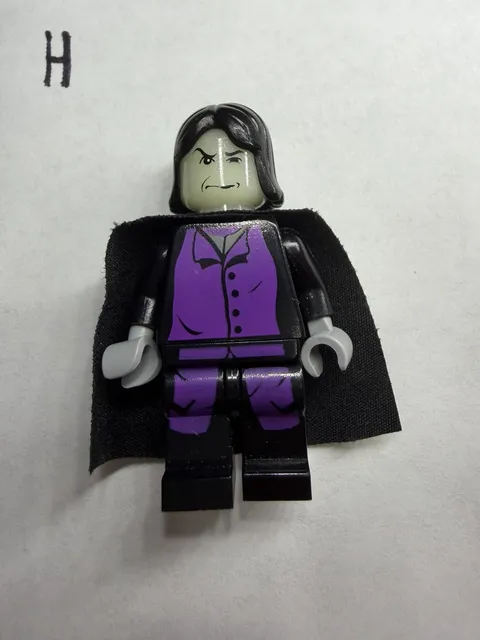 Lego Harry Potter Professor Snape Minifigure Prisoner of Azkaban Glow Dark Head