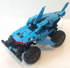 LEGO Creator 3in1 31108 Shark Vehicle Built Model, No Box/Manual