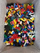 Around 15lb Of Mixed Lego Bricks, Flats And Other Assorted Pieces - Unsterilized