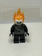 Lego Ghost Rider Minifigure Johnathon Johnny Blaze 76058