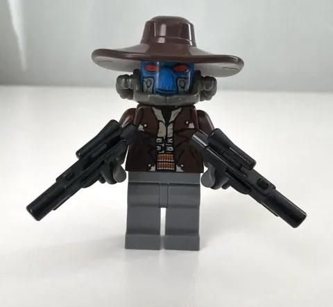 LEGO Star Wars Cad Bane SW0285 Minifigure 8098 8128 Clone Wars Complete w/ Guns