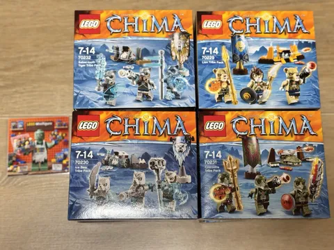 LEGO Legends of Chima Tribe Pack Lot of 4 New Sealed 70229 70230 70231 70232