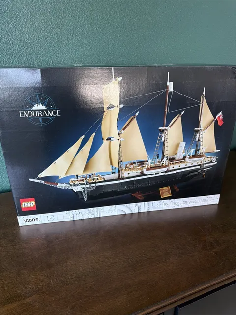 LEGO Icons 10335 The Endurance Ship Open Box All Items Sealed in Original Box