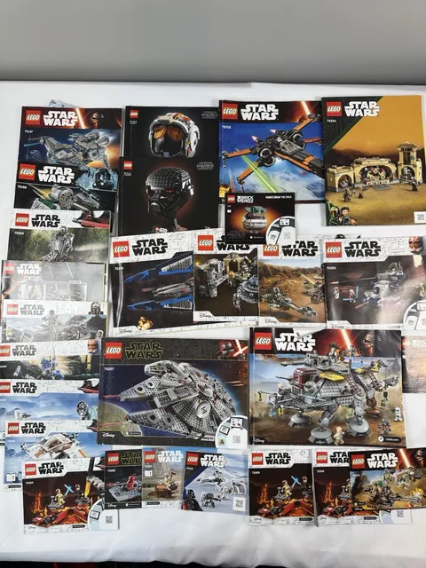 LEGO Star Wars Lot of 27 Manuals Instructions Booklets Only