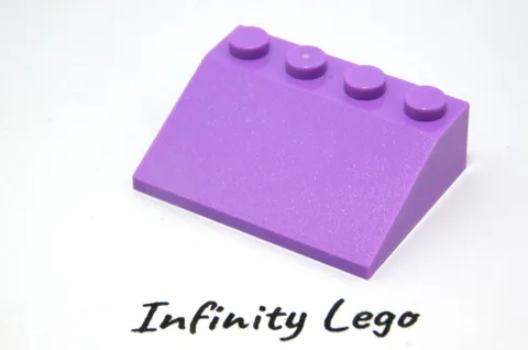 5 LEGO Medium Lavender Slope Brick Slope 3 x 4 (25°) (3297) 5 Pieces