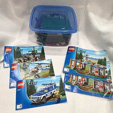 LEGO City 4440 Forest Police Station Complete with Manuals, Without Original Box