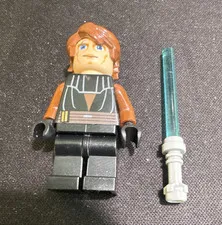 LEGO Star Wars Anakin Skywalker Minifigure w/ Blue Lightsaber