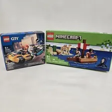 LEGO Minecraft: The Pirate Ship Voyage(21259) City (60400) Sealed - Brand New