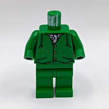 Lego Harry Potter Minifigure Professor Gilderoy Lockhart - Green Torso and Legs