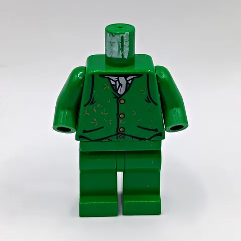 Lego Harry Potter Minifigure Professor Gilderoy Lockhart - Green Torso and Legs