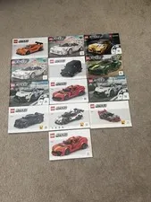 LEGO Speed Champions Instruction Manual Lot Mixed Sets MANUALS ONLY