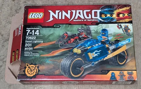 LEGO Ninjago 70622 Desert Lightning Set New Damaged Opened Box Sealed Bags