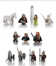 LEGO 11377 Lord of the Rings Minifigure Lot Minas Tirith with Weapons 