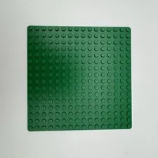 LEGO Green Baseplate 16x16 Stud Building Plate Board 5x5 Inch Green Part 3865