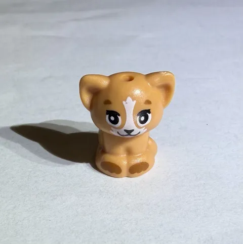 Lego Nougat Cat Kitten White Face Brown Paws Friends Animal New