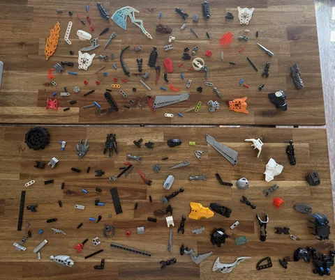 LEGO BIONICLE Hero Factory Bulk Lot of 200+ Parts Pieces 11 oz. SEE PICTURES!