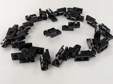 Lego x25 New Black Projectile Launcher, 1 x 2 Mini Blaster / Shooter # 15403 MOC
