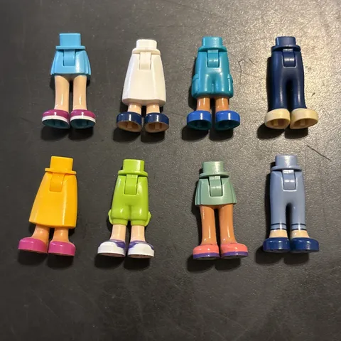 Lot Of 8 Lego Mini Doll Legs