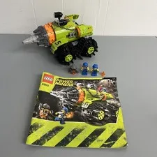 LEGO Power Miners 8960 Thunder Driller Complete with Manual And Mini Figs *READ*