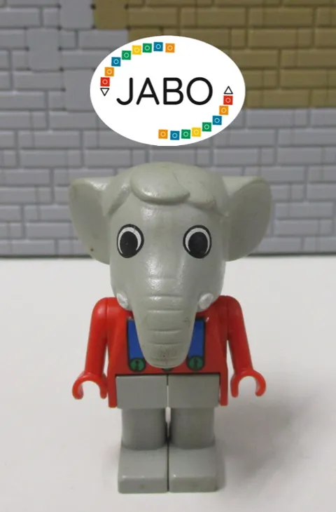 (E5 / 31) Lego Fabuland figure fab5b Edward Elephant 1516 3668 3674 3676