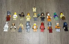 LEGO Star Wars Minifigure Lot (Quinlan Vos, Aurra Sing, Eeth Koth, ObiWan, Luke)