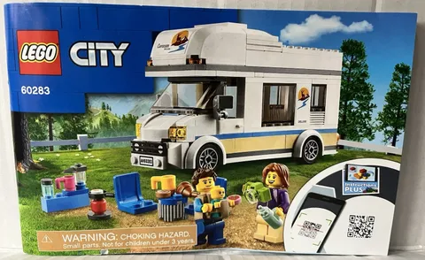 LEGO CITY #60283 Holiday Camper Van--INSTRUCTION MANUAL ONLY--pre-owned