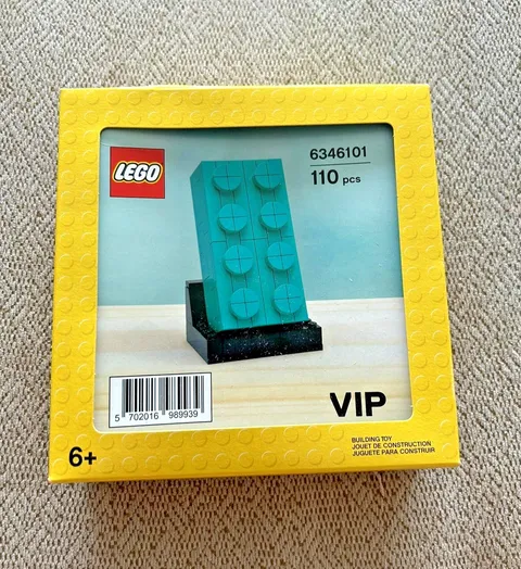 LEGO Promotional: Buildable 2x4 Teal Brick (6346101)
