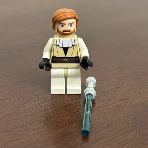 LEGO Star Wars The Clone Wars sw0197 Obi-Wan Kenobi Large Eyes Minifigure