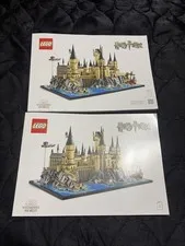 LEGO Instruction Manuals: Hogwarts Castle and Grounds (76419) 1 & 2 - Very Good