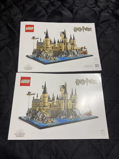LEGO Instruction Manuals: Hogwarts Castle and Grounds (76419) 1 & 2 - Very Good