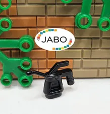 (S10 / 16 / 12) Lego 11402c Utensil Tool Oil Can - Ribbed Handle Black