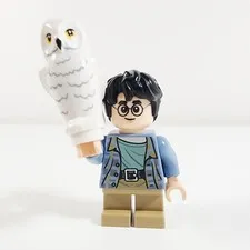Lego Harry Potter & Hedwig Minifigure Sand Blue Jacket 76450 76405 hp316