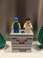 Lego Minifigure Timmy tim004 & Dr Cyber tim003 From Time Cruisers Set 6493-1