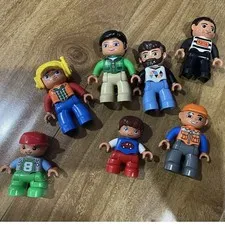 Duplo Lego Figures, Boys And Girls (10 In Total