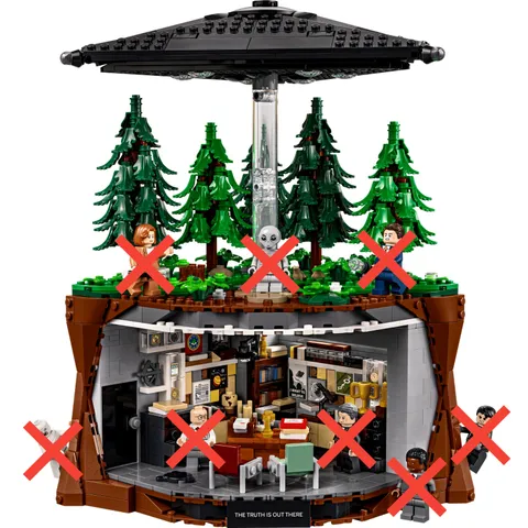 LEGO IDEAS X-Files 21369 Brand New | NO MINIFIGURES