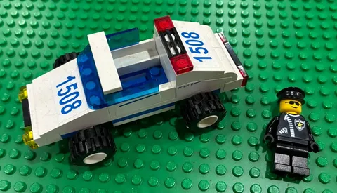 LEGO Studios Spider-Man Action Studio 1376 In 2002 Used POLICE CAR ONLY