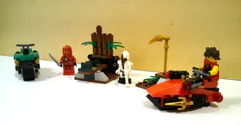 LEGO - NINJAGO - PARTS OF THREE SETS - 2258/30293/70722 - See Descriptions!