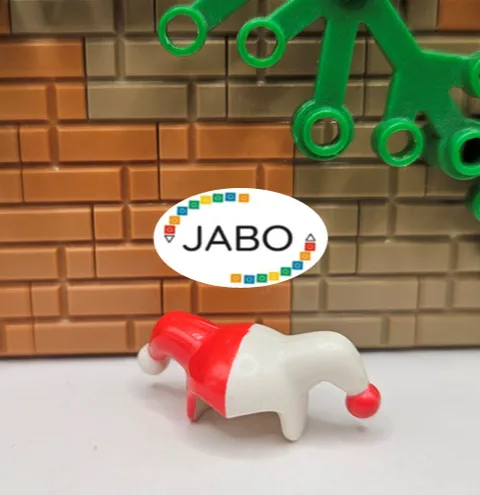 (S12/21/8) LEGO Minifigure 62537pb03 Jester Cap Headgear Red White