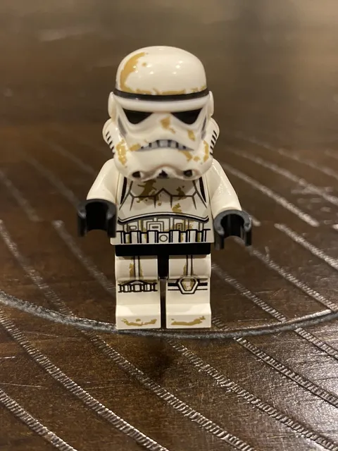 LEGO Star Wars Sandtrooper Minifigure (9490) Gear & Pauldron missing