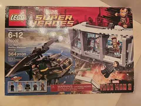 LEGO 76007  Marvel Super Heroes IRON MAN MALIBU MANSION ATTACk  NEW Sealed Retir