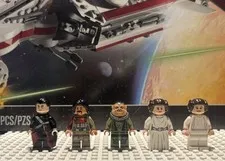 LEGO Star Wars Rebel Minifigure Lot of 5 - Princess Leia x2, Baze Malbus, Bistan