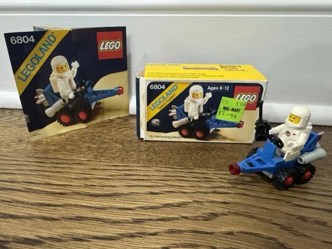 LEGO Space System 6804 Satellite Patroller, 100% Complete Set w/ Box & Manual