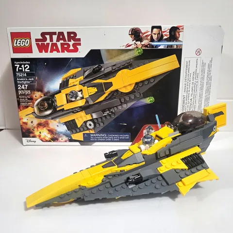 LEGO Star Wars Anakin's Jedi Starfighter w/ Box And Instructions Book