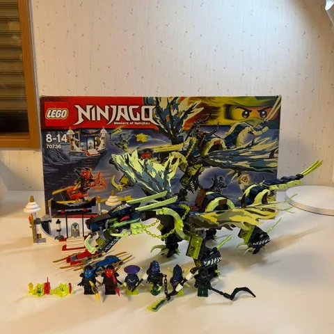 LEGO NINJAGO Attack of the Morro Dragon 70736 In 2015 Used