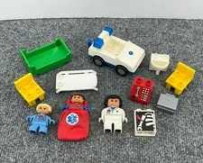 Lego Duplo Hospital Lot Medical Doctor Nurse Minifigures
